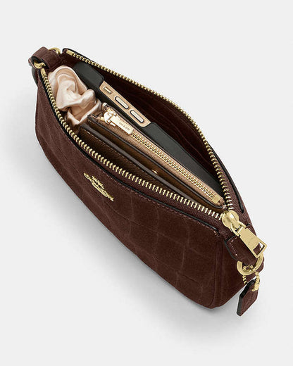 Nolita 19 Embossed Crocodile-Gold-Maple Embossed Crocodile-Gold-Maple