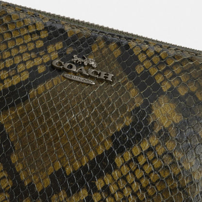 Coach Nolita 19 With Snake Print Gunmetal Olive Multi