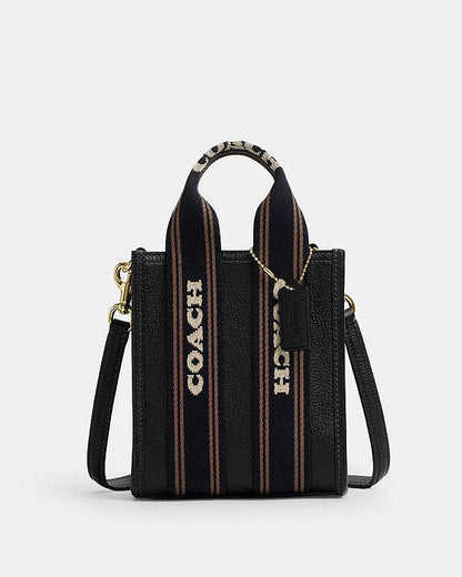 Smith Mini Tote Bag Pebbled Leather-Gold-Black Multi Pebbled Leather-Gold-Black Multi