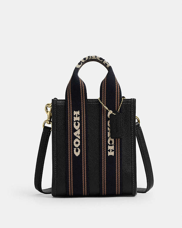 Smith Mini Tote Bag Pebbled Leather-Gold-Black Multi Pebbled Leather-Gold-Black Multi