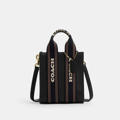 Coach Smith Mini Tote Bag Gold Black Multi