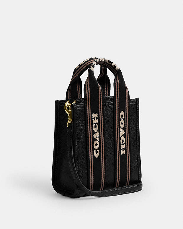 Smith Mini Tote Bag Pebbled Leather-Gold-Black Multi Pebbled Leather-Gold-Black Multi