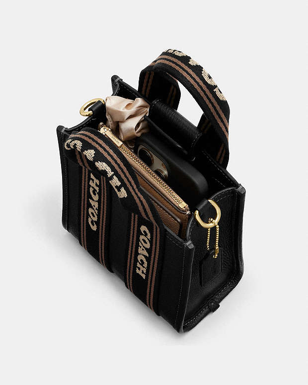 Smith Mini Tote Bag Pebbled Leather-Gold-Black Multi Pebbled Leather-Gold-Black Multi