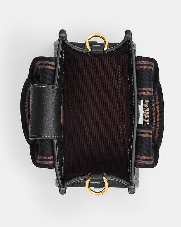 Smith Mini Tote Bag Pebbled Leather-Gold-Black Multi Pebbled Leather-Gold-Black Multi