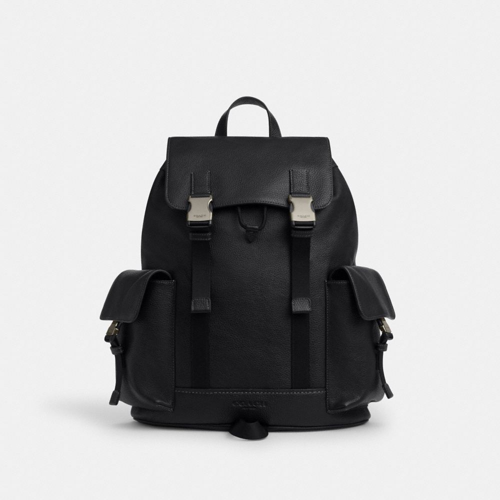 Coach Clark Backpack Gunmetal Black