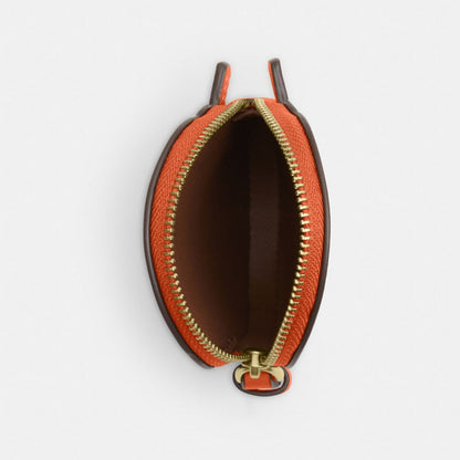 Coach Pumpkin Coin Case Im Bright Canyon