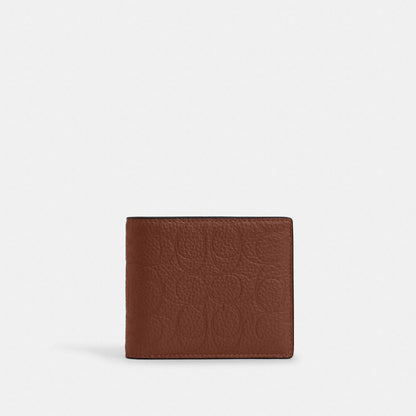 Coach 3-In-1 Wallet In Signature Leather Vintage Brown