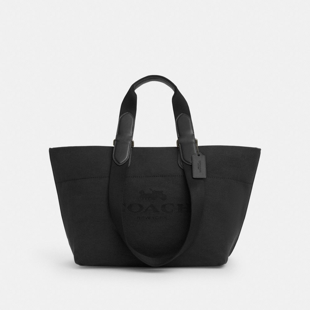 Coach Small Tour Tote Bag Gunmetal Black Multi