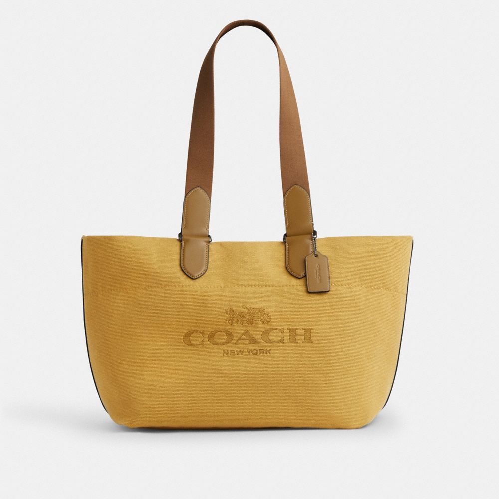 Coach Small Tour Tote Bag Gunmetal