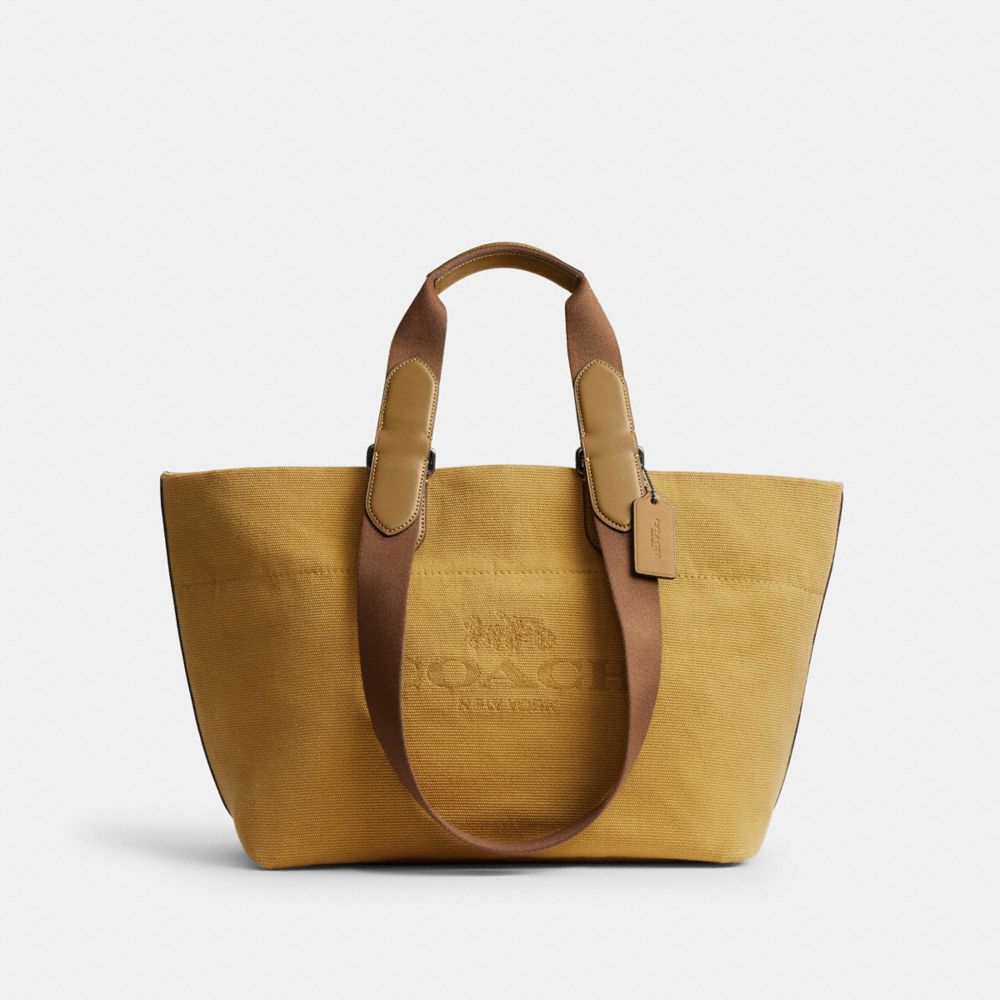 Coach Small Tour Tote Bag Gunmetal Trench Multi