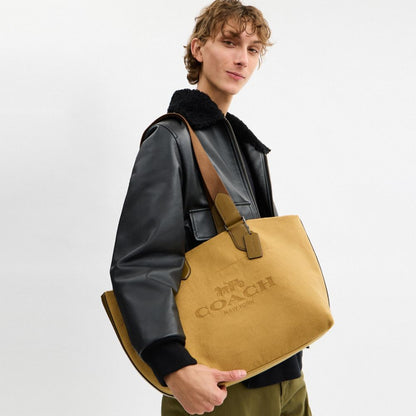 Coach Small Tour Tote Bag Gunmetal