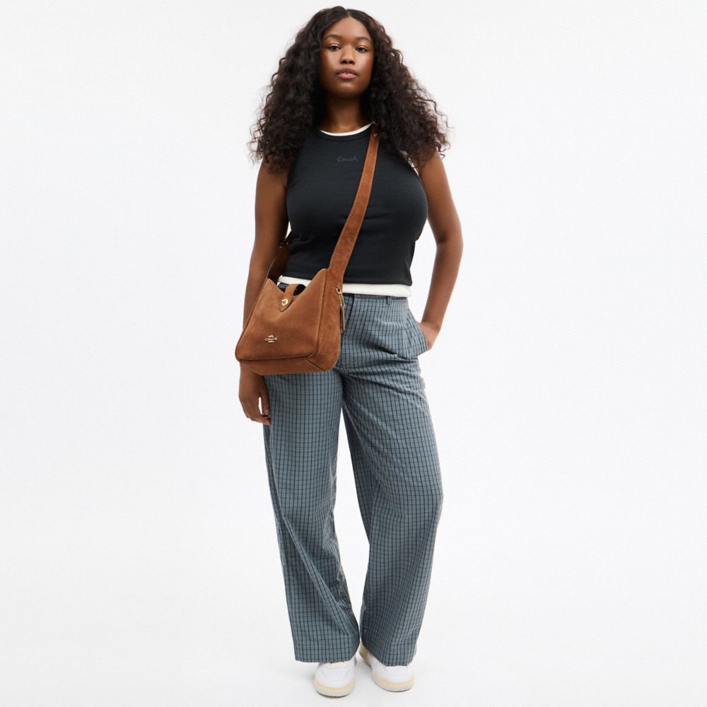 Coach Hadley Convertible Crossbody Bag Gold Sienna