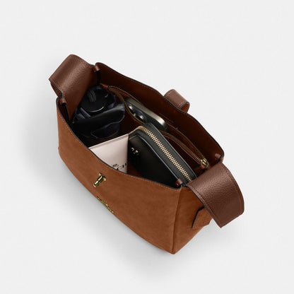 Coach Hadley Convertible Crossbody Bag Gold Sienna