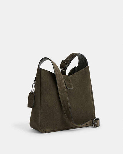 Hadley Convertible Crossbody Bag Suede-Qb-Army Green Suede-Qb-Army Green