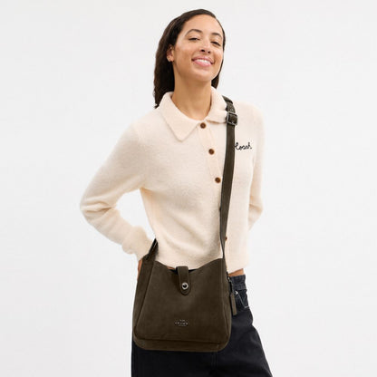 Coach Hadley Convertible Crossbody Bag Gunmetal