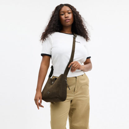 Coach Hadley Convertible Crossbody Bag Gunmetal