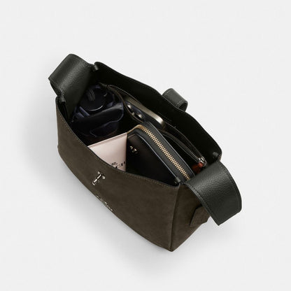 Coach Hadley Convertible Crossbody Bag Gunmetal