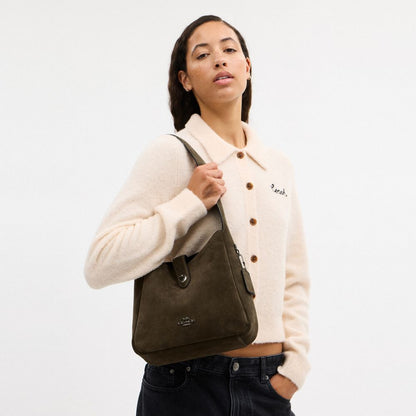 Coach Hadley Convertible Crossbody Bag Gunmetal