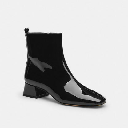 Coach Block Heel Bootie Black