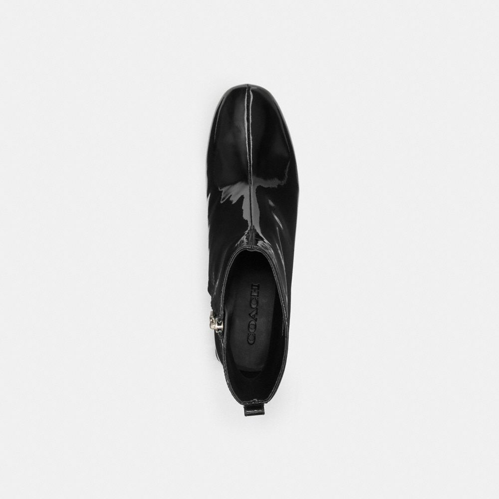 Coach Block Heel Bootie Black