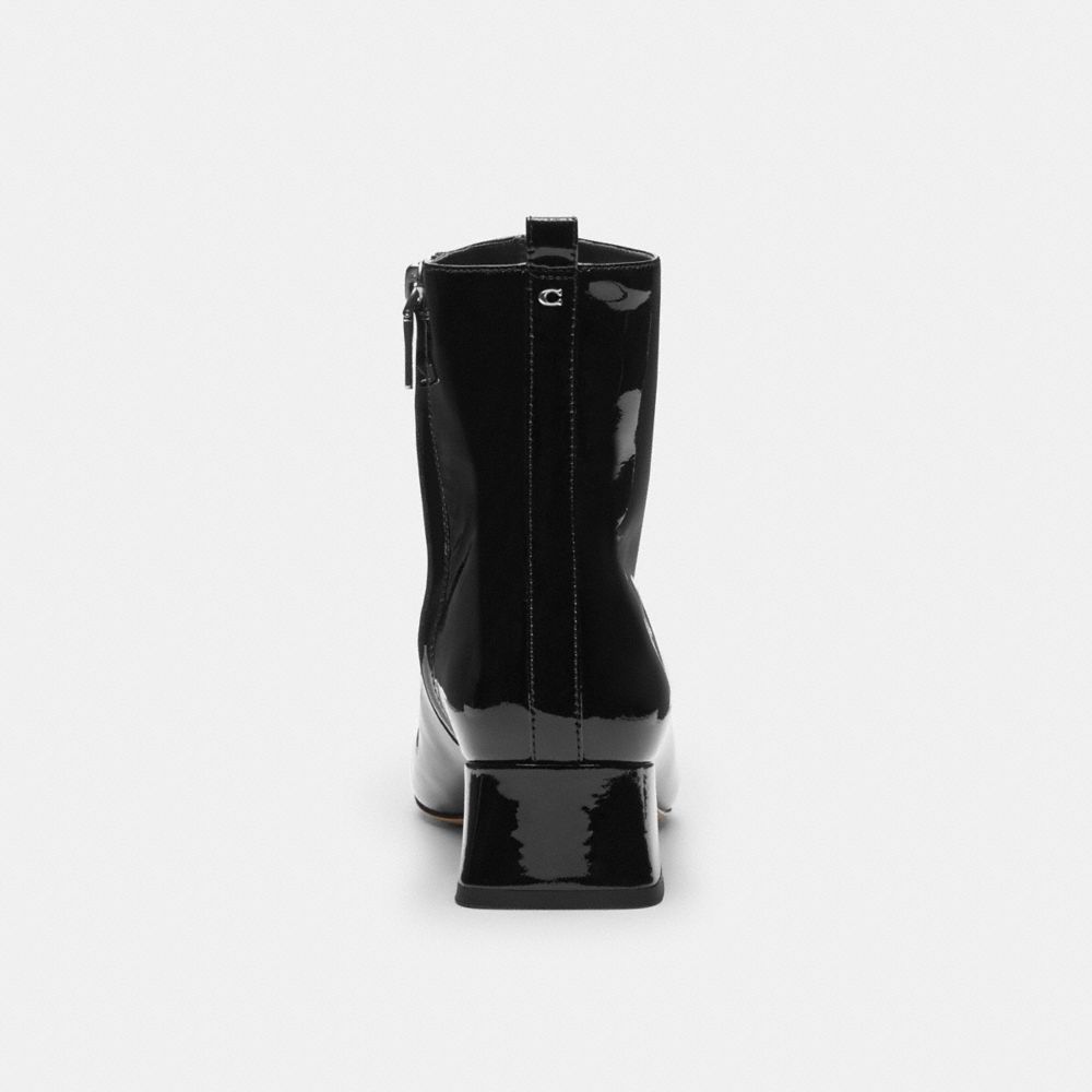 Coach Block Heel Bootie Black