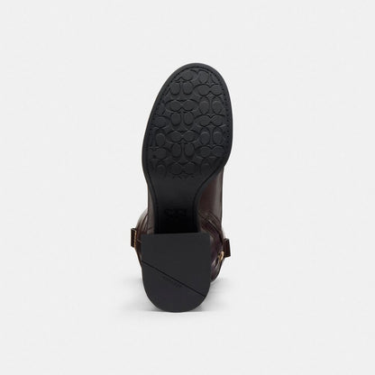 Coach Block Heel Tall Boot Maple