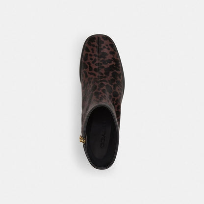Women's Coach Gigi Bootie With Leopard Print Dark Leopard