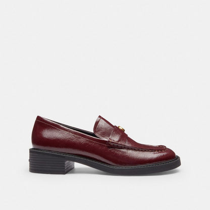 Women's Coach Penny Loafer Merlot