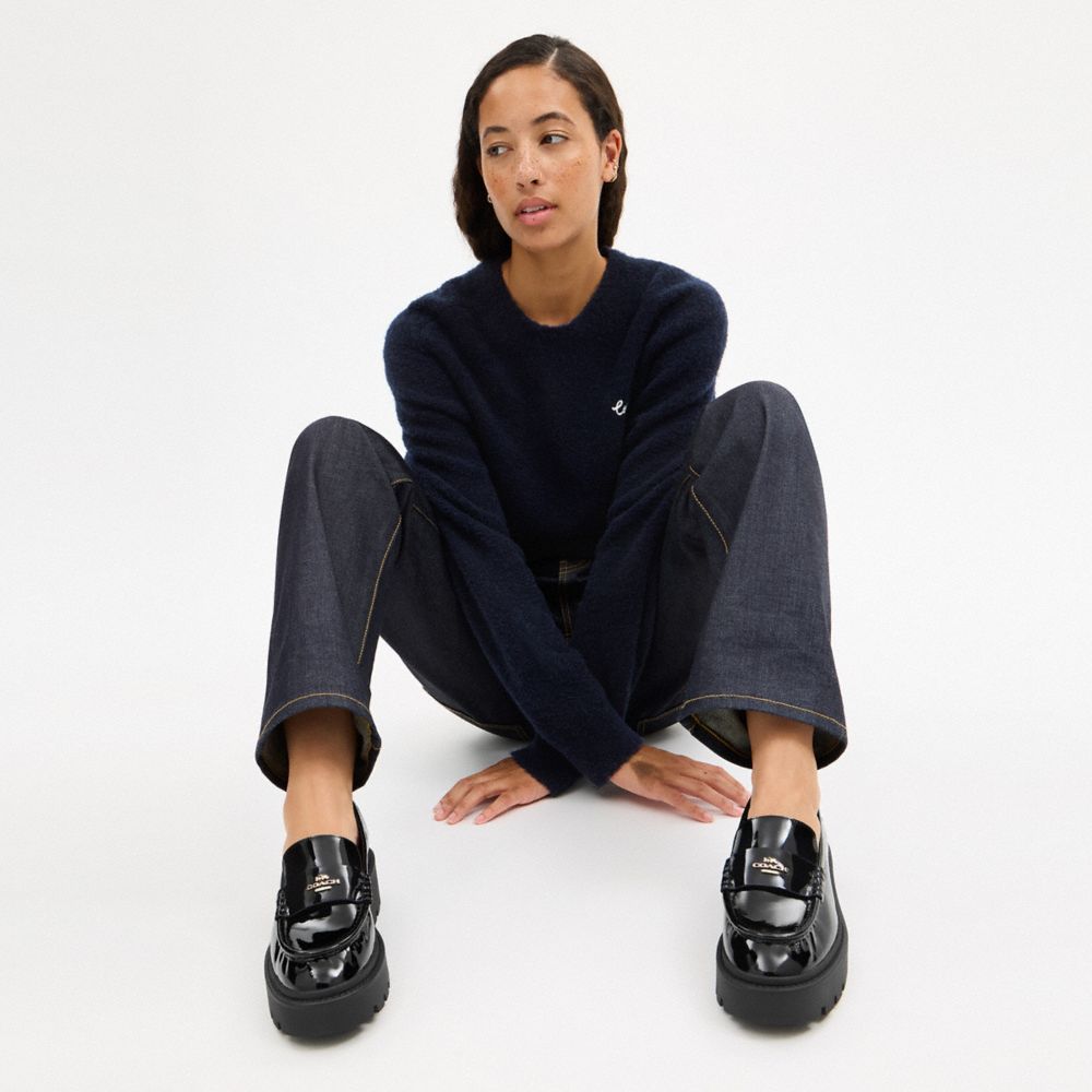 Coach Lucy Loafer Black