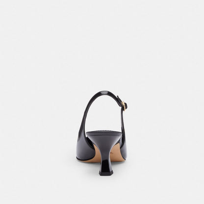Coach Slingback Heel Black