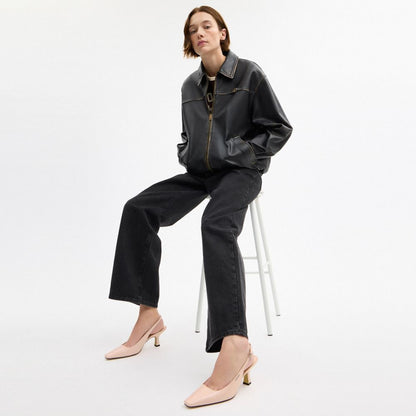 Coach Slingback Heel Candy Pink