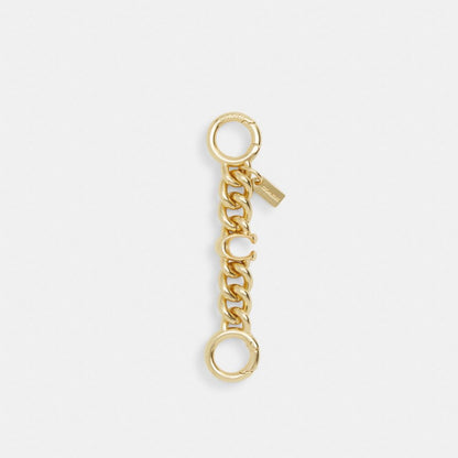 Coach Signature Strap Extender Gold Gold