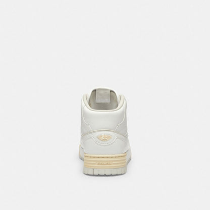 Coach Soho Mid Top Sneaker Optic White
