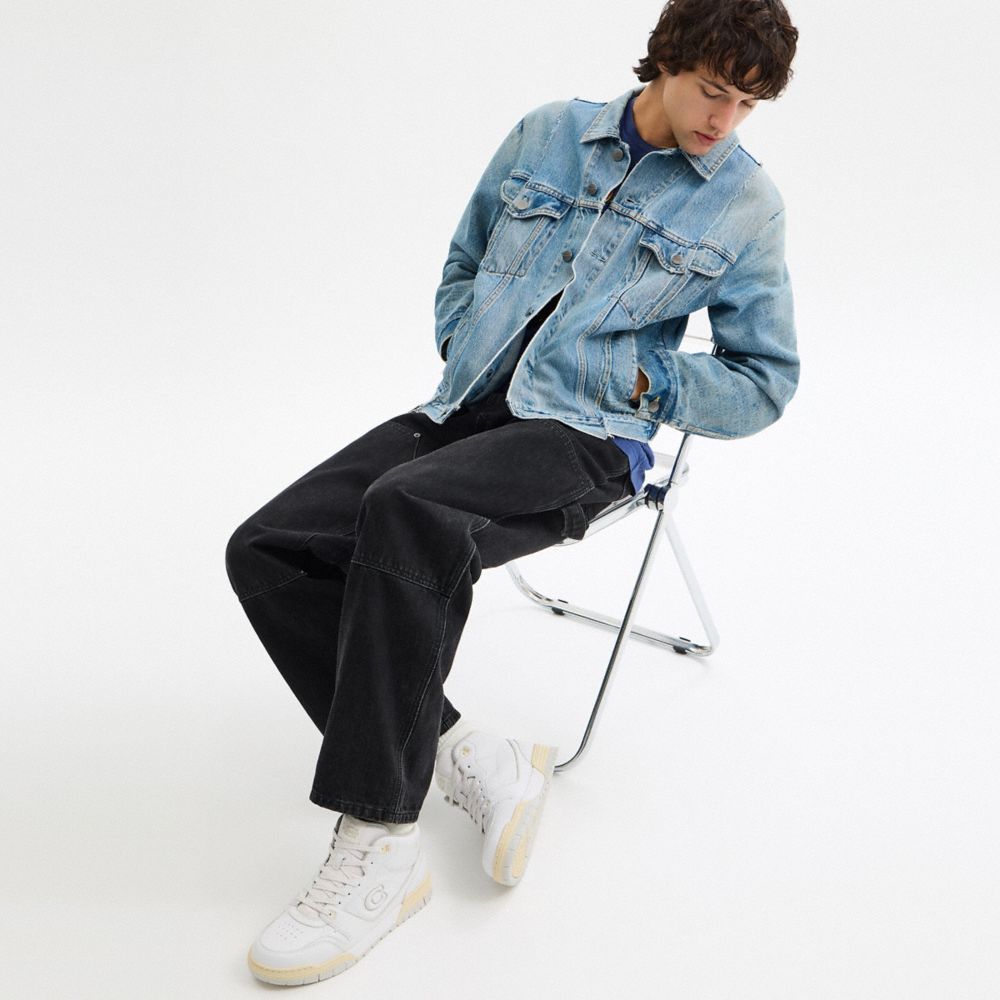 Coach Soho Mid Top Sneaker Optic White