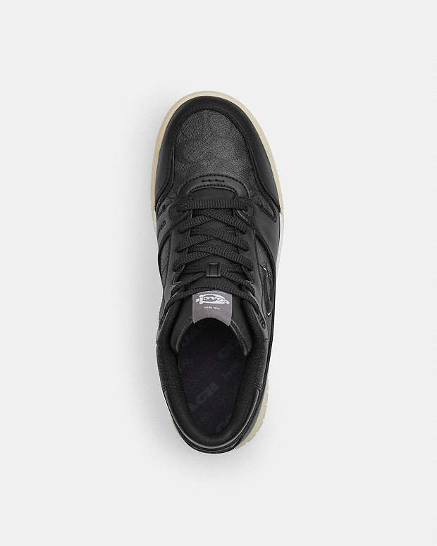 Soho Mid Top Sneaker In Signature Canvas Charcoal-Black Charcoal-Black