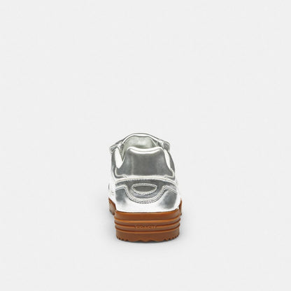 Men's Coach Match Sneaker Silver