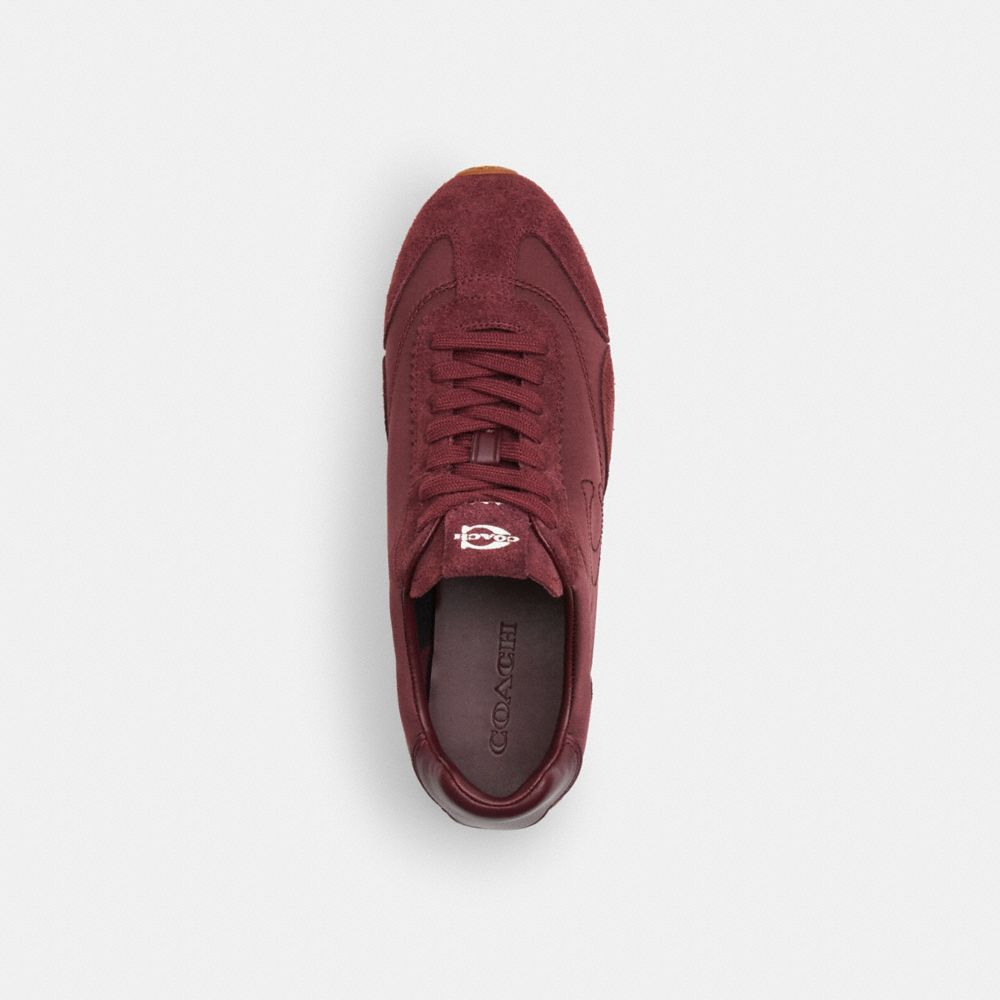 Women's Coach Flat Sneaker Merlot
