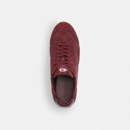 Women's Coach Flat Sneaker Merlot