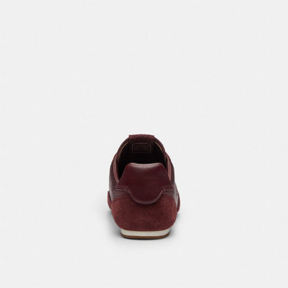 Women's Coach Flat Sneaker Merlot