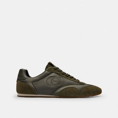 Women's Coach Flat Sneaker Olive
