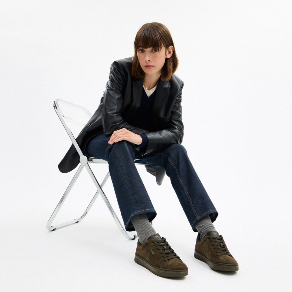 Coach High Line Sneaker Olive