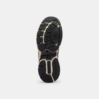Coach Sport Sneaker With Leopard Print Black Leopard