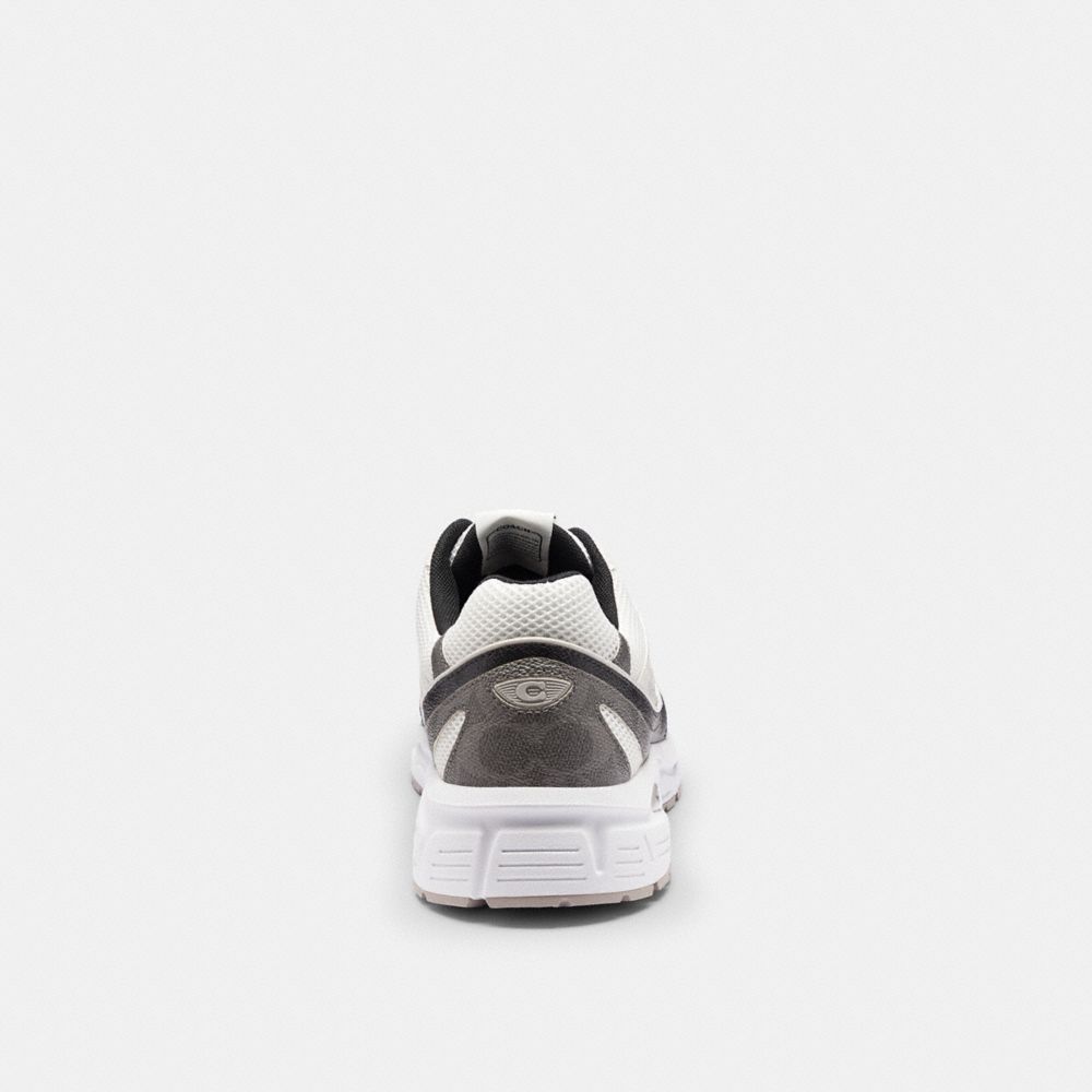 Men's Coach Sport Sneaker In Signature Canvas Black Multi