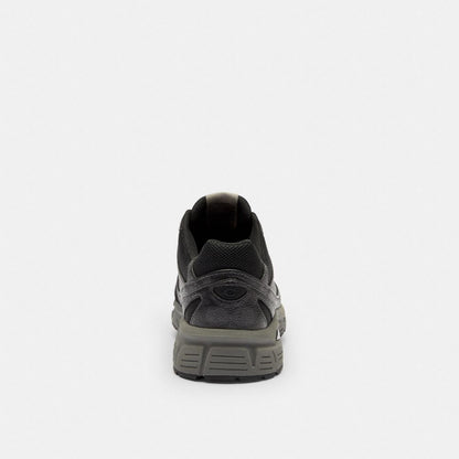 Coach Sport Sneaker In Signature Canvas Charcoal Black