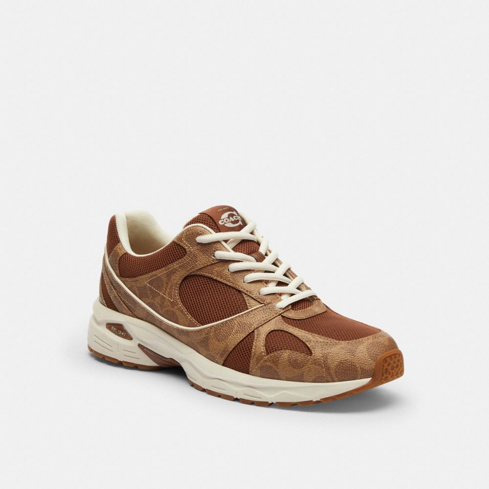 Coach Sport Sneaker In Signature Canvas Sable Multi