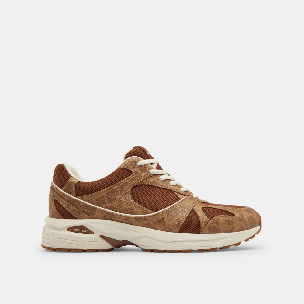 Coach Sport Sneaker In Signature Canvas Sable Multi