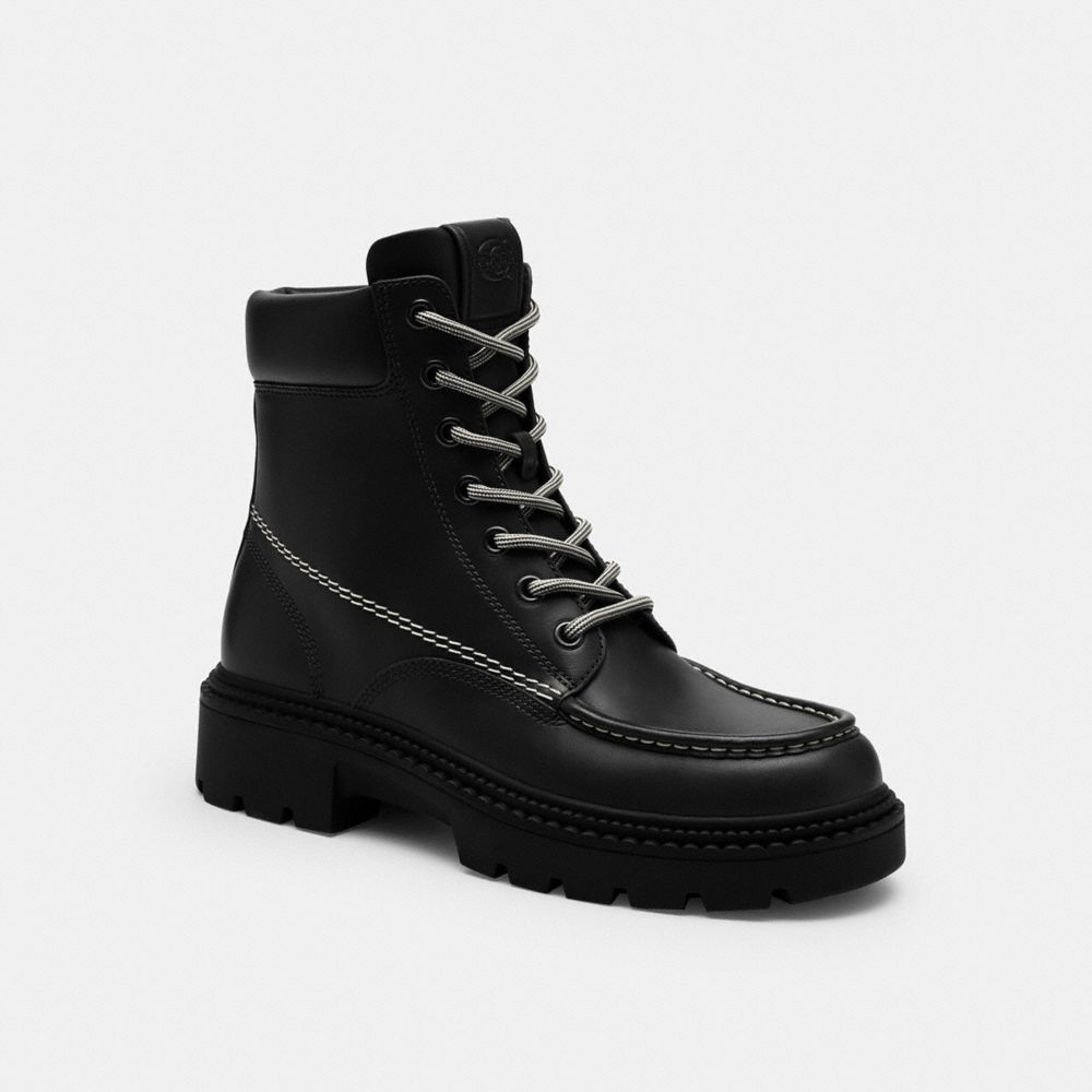 Men's Coach Lug Sole Boot Black