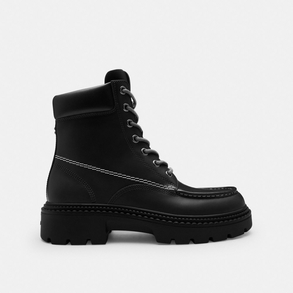 Men's Coach Lug Sole Boot Black