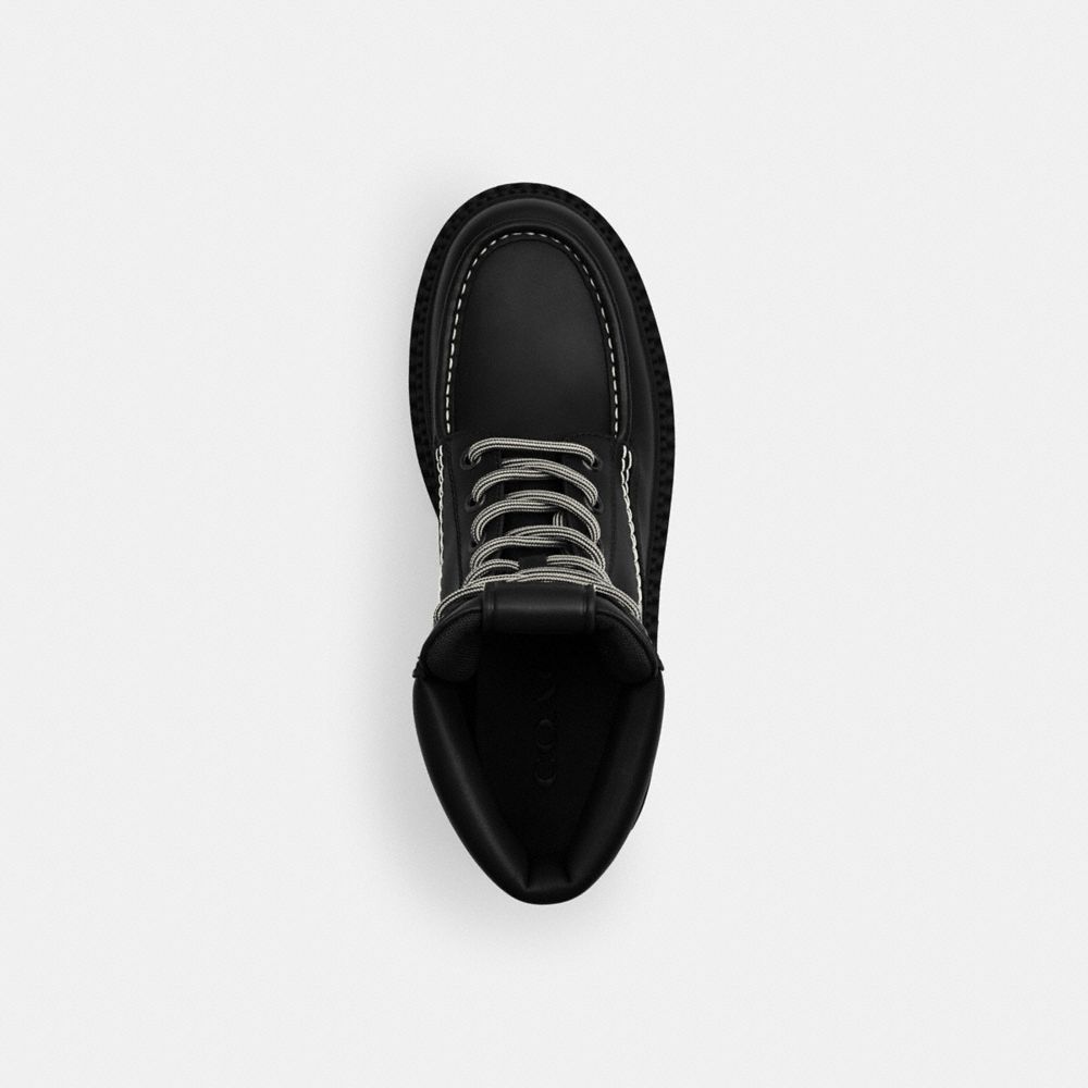 Men's Coach Lug Sole Boot Black