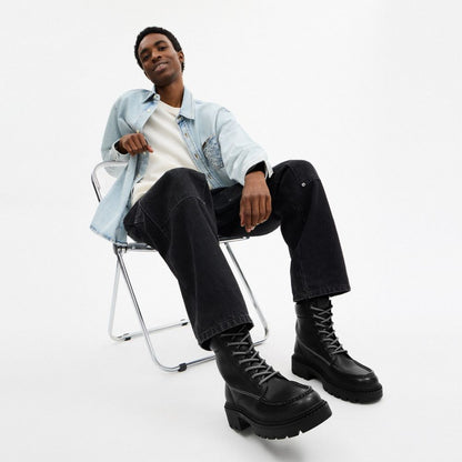 Men's Coach Lug Sole Boot Black